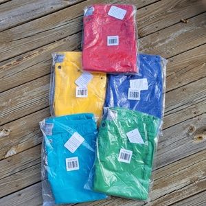 Monroe and Main Colored Jeans Lot 5 Pair Size 8